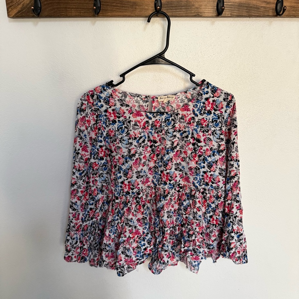 Jane and Delancey Floral Blouse